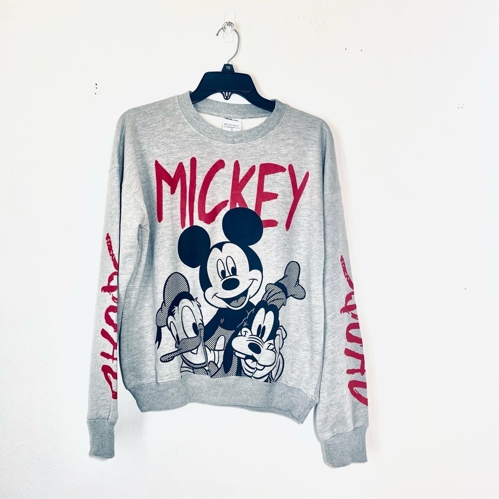 Disney Cartoon Sweatshirt. Gray. Sz S